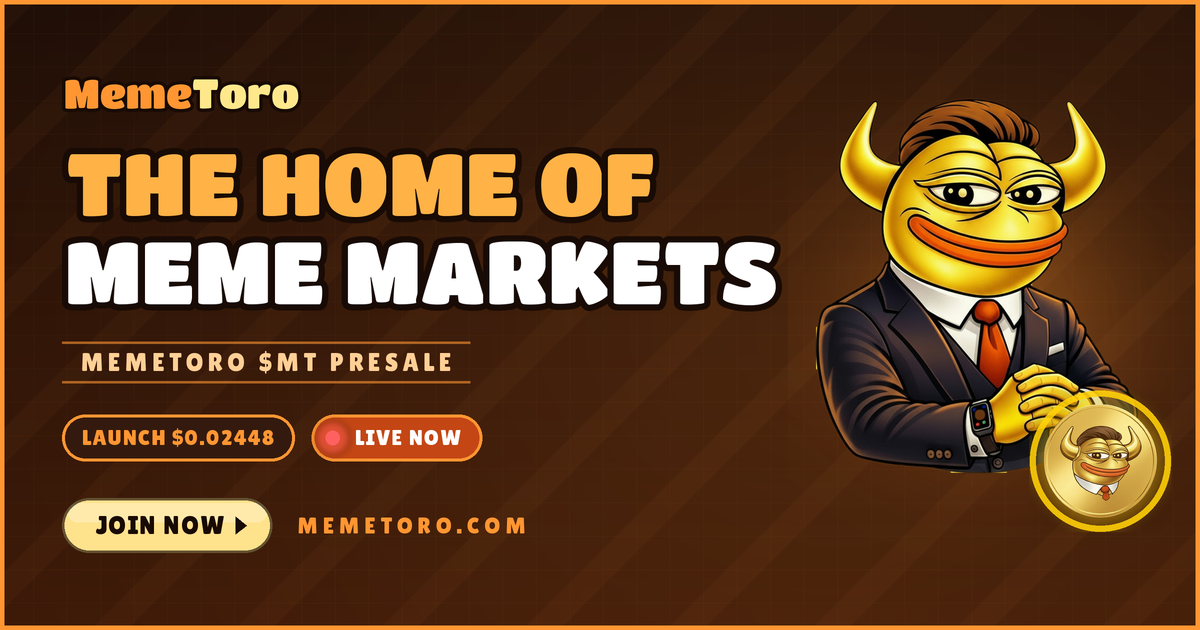 Is $MT the Next 100x Memecoin? A Realistic Look at MemeToro’s Presale Price vs Projected Launch Price