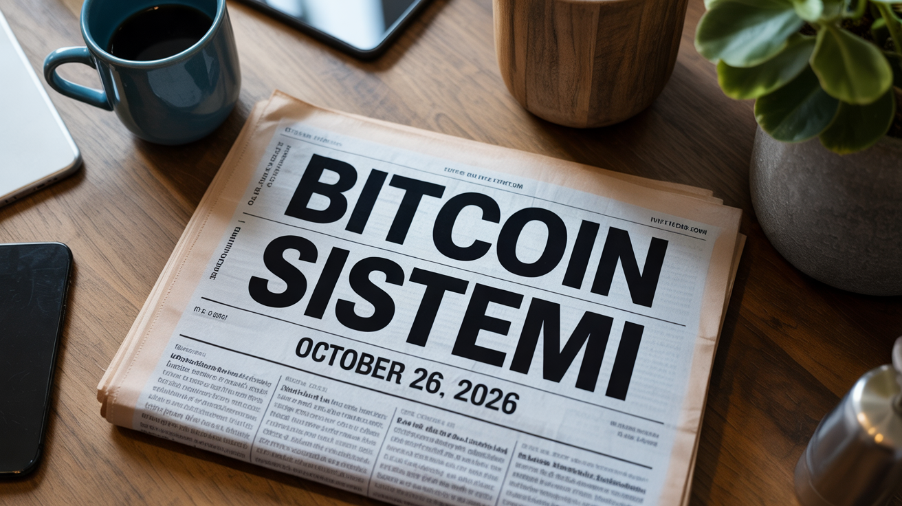 [LIVE] October 26, 2026: Bitcoin and Crypto News — Daily Highlights ...