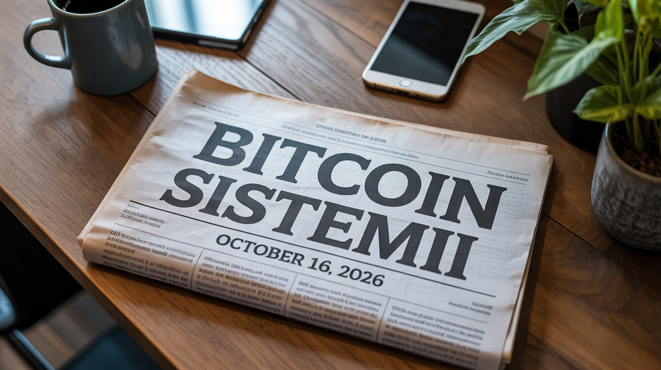 [LIVE] October 16, 2026: Bitcoin and Crypto News — Daily Highlights ...